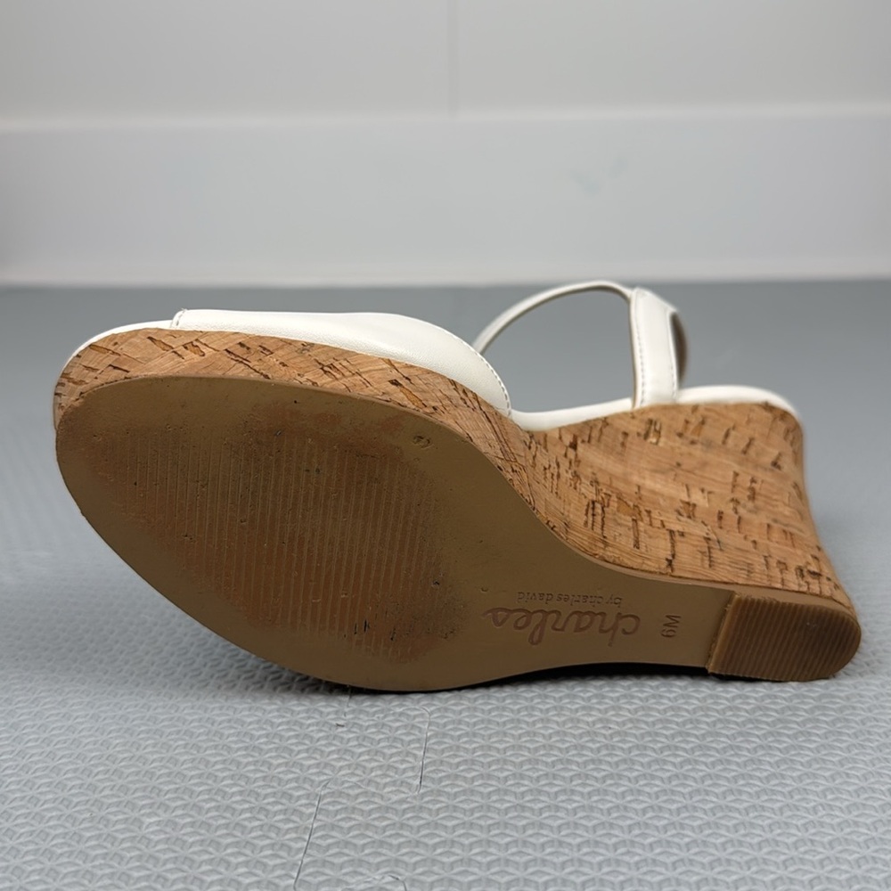 Charles David wedge sandals in size 6M. - Picture 6 of 7